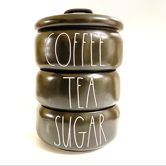 Rae Dunn Other - Rae Dunn Coffee•Tea•Sugar stackable canisters